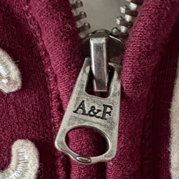 Abercrombie & Fitch Vintage Sherpa Lined Full Zip Hoodie M - Picture 3 of 13